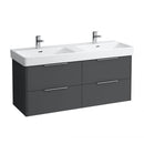 LAUFEN Base for Pro S vanity unit for double washbasin, with 4 pull-out compartments