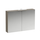 LAUFEN 底座鏡櫃附照明和 2 扇門