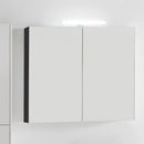 LAUFEN 底座鏡櫃附照明和 2 扇門