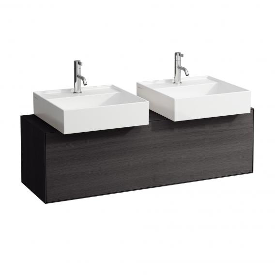 LAUFEN Boutique vanity unit for 2 washbasins with 1 pull-out compartment