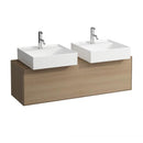 LAUFEN Boutique vanity unit for 2 washbasins with 1 pull-out compartment