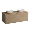 LAUFEN Boutique vanity unit for 2 washbasins with 1 pull-out compartment
