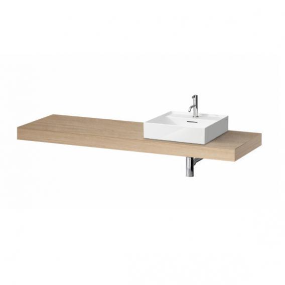 LAUFEN Case countertop with 1 cut-out whitewashed oak