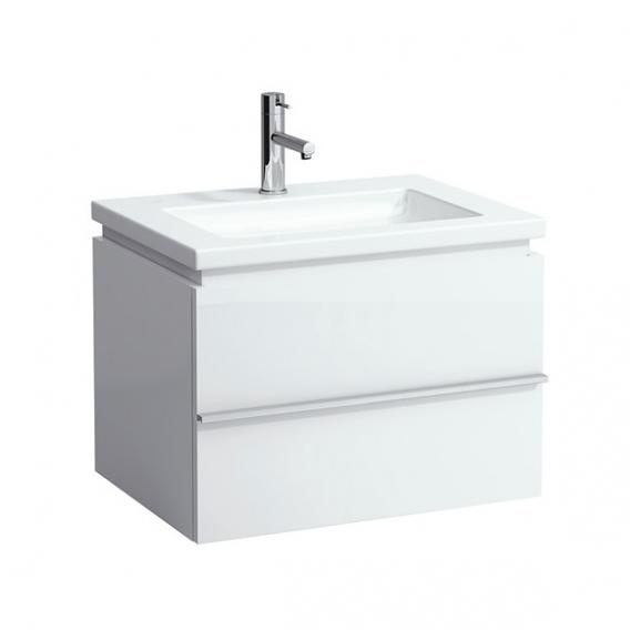 LAUFEN Case for Living Square vanity unit with 1 pull-out compartment matt white