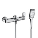 LAUFEN Cityplus exposed, single-lever bath mixer, with hand shower set