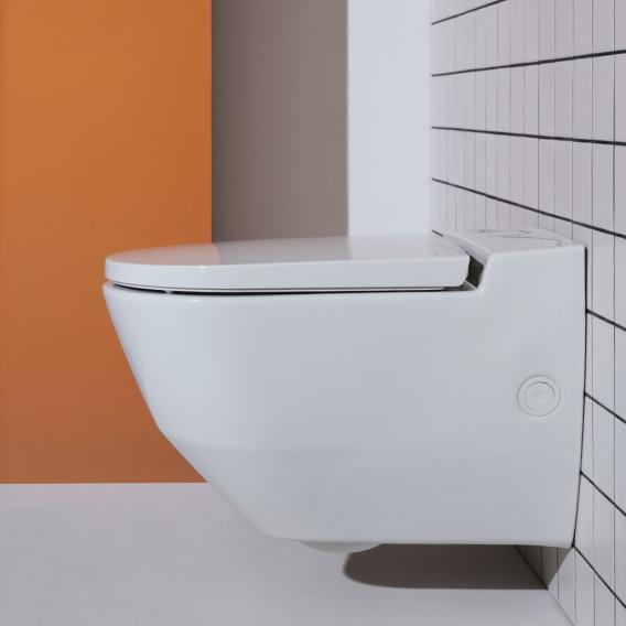 LAUFEN Cleanet Navia complete shower toilet set, with opening on the side for external water connection