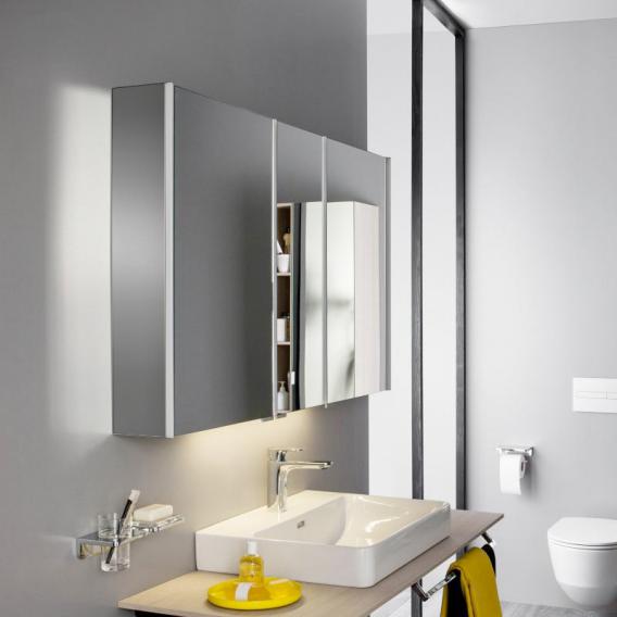 LAUFEN frame 25 mirror cabinet with lighting and 3 doors
