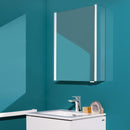 LAUFEN 框架 25 鏡櫃，附照明和 1 個門