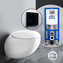 LAUFEN IL BAGNO ALESSI 一套完整的壁掛式馬桶，帶有 neeos 前牆元件、沖水板