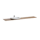LAUFEN IL BAGNO ALESSI One countertop with one cut-out basin cut-out