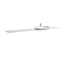 LAUFEN IL BAGNO ALESSI One countertop with one cut-out basin cut-out