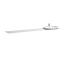 LAUFEN IL BAGNO ALESSI One countertop with one cut-out basin cut-out