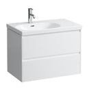 LAUFEN LANI vanity unit with 2 pull-out compartments