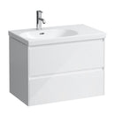 LAUFEN LANI vanity unit with 2 pull-out compartments