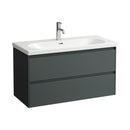 LAUFEN LANI vanity unit with 2 pull-out compartments