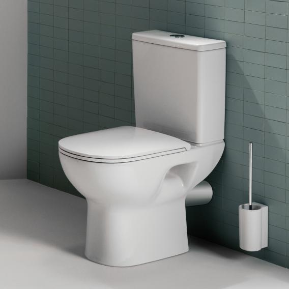 LAUFEN LUA floorstanding, close-coupled washdown toilet SET, with toilet seat white