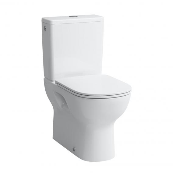 LAUFEN LUA floorstanding, close-coupled washdown toilet SET, with toilet seat white