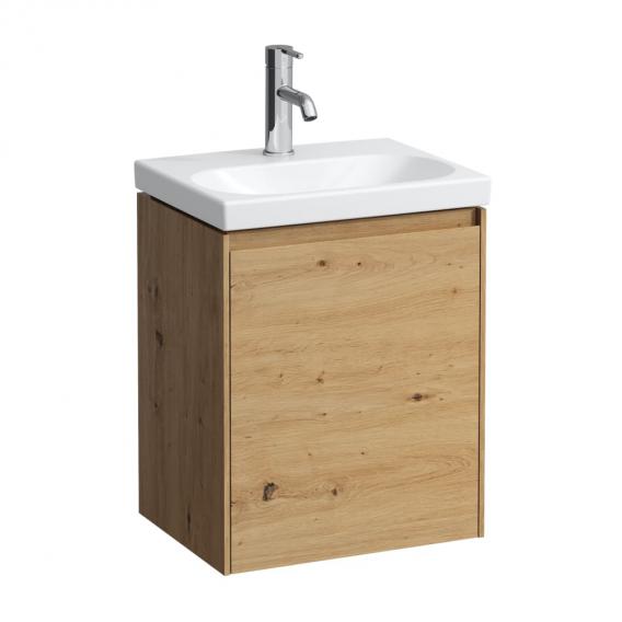 LAUFEN LUA hand washbasin with LANI vanity unit with 1 door