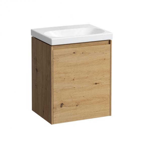 LAUFEN LUA hand washbasin with LANI vanity unit with 1 door