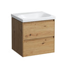 LAUFEN LUA washbasin with LANI vanity unit with 2 pull-out compartments