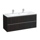 LAUFEN Palace double washbasin with Base vanity unit with 2 pull-out compartments