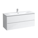 LAUFEN Palace washbasin with Base vanity unit with 2 pull-out compartments