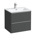 LAUFEN Palace washbasin with Base vanity unit with 2 pull-out compartments