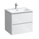 LAUFEN Palace washbasin with Base vanity unit with 2 pull-out compartments