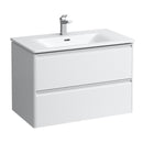 LAUFEN Palace washbasin with Base vanity unit with 2 pull-out compartments