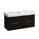 LAUFEN Pro S double washbasin with Base vanity unit with 4 pull-out compartments