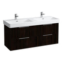 LAUFEN Pro S double washbasin with Base vanity unit with 4 pull-out compartments