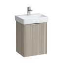 LAUFEN Pro S hand washbasin with Base vanity unit with 1 door