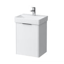 LAUFEN Pro S hand washbasin with Base vanity unit with 1 door