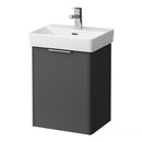 LAUFEN Pro S hand washbasin with Base vanity unit with 1 door