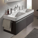 LAUFEN Pro S vanity unit for double washbasin with 2 pull-out compartment