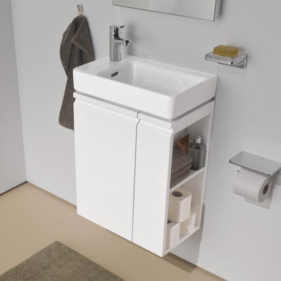 LAUFEN Pro S 洗手盆盥洗台，附 1 個門和側架
