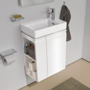 LAUFEN Pro S vanity unit for hand washbasin with 1 door and side shelf