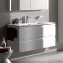 LAUFEN Pro S washbasin and vanity unit with 2 pull-out compartments