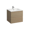 LAUFEN Pro S washbasin and vanity unit with 2 pull-out compartments