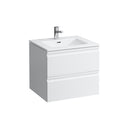 LAUFEN Pro S washbasin and vanity unit with 2 pull-out compartments