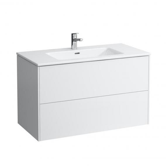 LAUFEN Pro S washbasin with Base vanity unit with 2 pull-out compartments