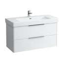 LAUFEN Pro S washbasin with Base vanity unit with 2 pull-out compartments