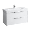 LAUFEN Pro S washbasin with Base vanity unit with 2 pull-out compartments