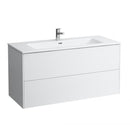 LAUFEN Pro S washbasin with Base vanity unit with 2 pull-out compartments