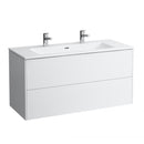 LAUFEN Pro S washbasin with Base vanity unit with 2 pull-out compartments
