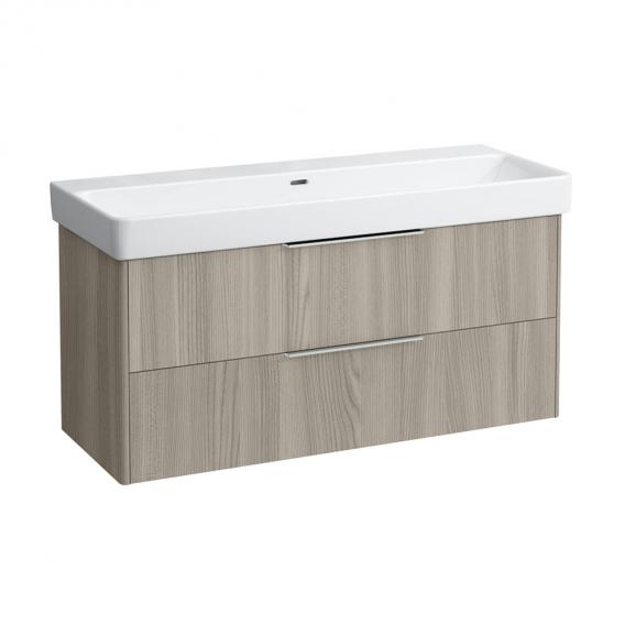 LAUFEN Pro S washbasin with Base vanity unit with 2 pull-out compartments