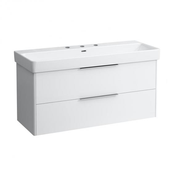 LAUFEN Pro S washbasin with Base vanity unit with 2 pull-out compartments