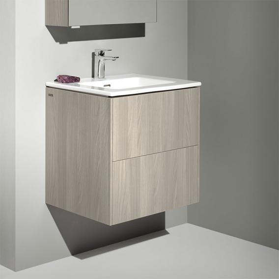 LAUFEN Pro S washbasin with Base vanity unit with 2 pull-out compartments