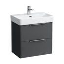 LAUFEN Pro S washbasin with Base vanity unit with 2 pull-out compartments