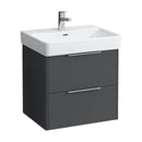 LAUFEN Pro S washbasin with Base vanity unit with 2 pull-out compartments